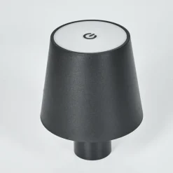 Salgadinho Lampe de table d'extérieur, Lampe à poser LED Noir, 1 lumière