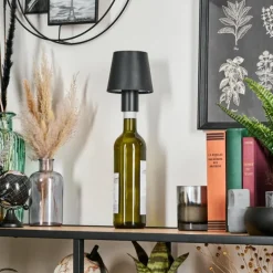 Salgadinho Lampe de table d'extérieur, Lampe à poser LED Noir, 1 lumière