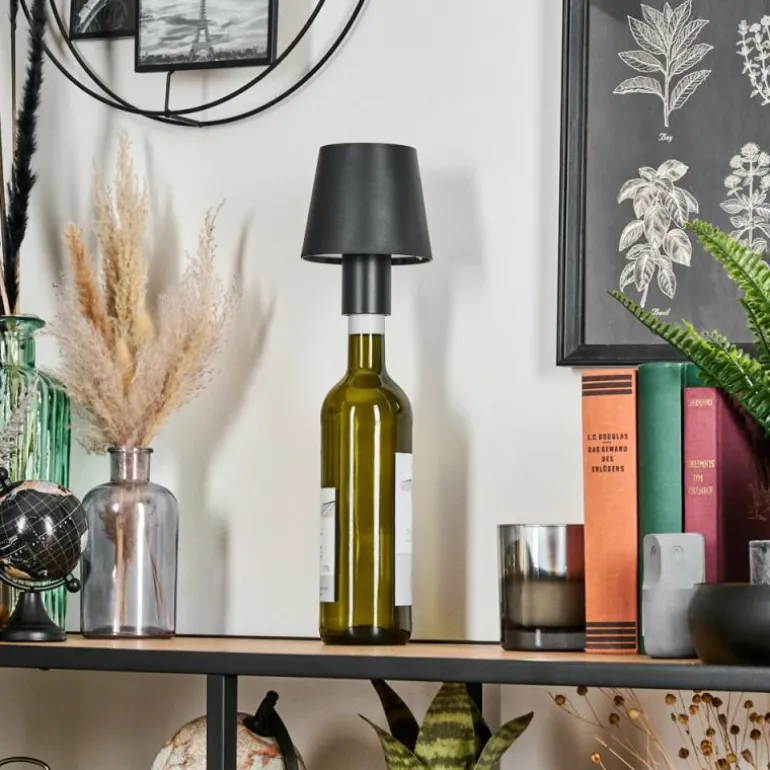 Salgadinho Lampe de table d'extérieur, Lampe à poser LED Noir, 1 lumière