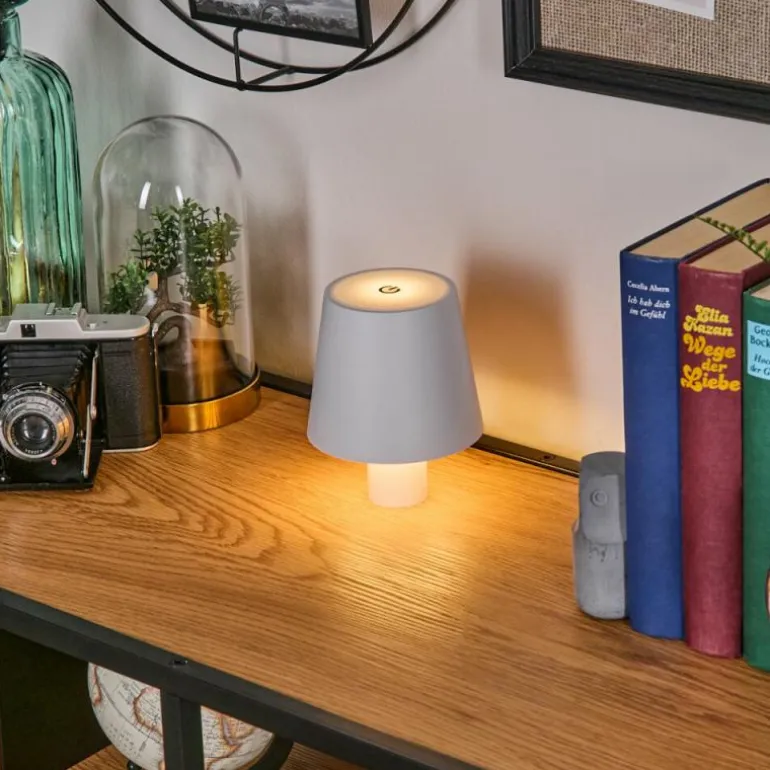 Salgadinho Lampe de table d'extérieur, Lampe à poser LED Blanc, 1 lumière