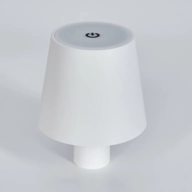 Salgadinho Lampe de table d'extérieur, Lampe à poser LED Blanc, 1 lumière