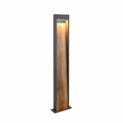 SALMON Lampadaire d'extérieur Luminaires Trio LED Bois clair, 1 lumière