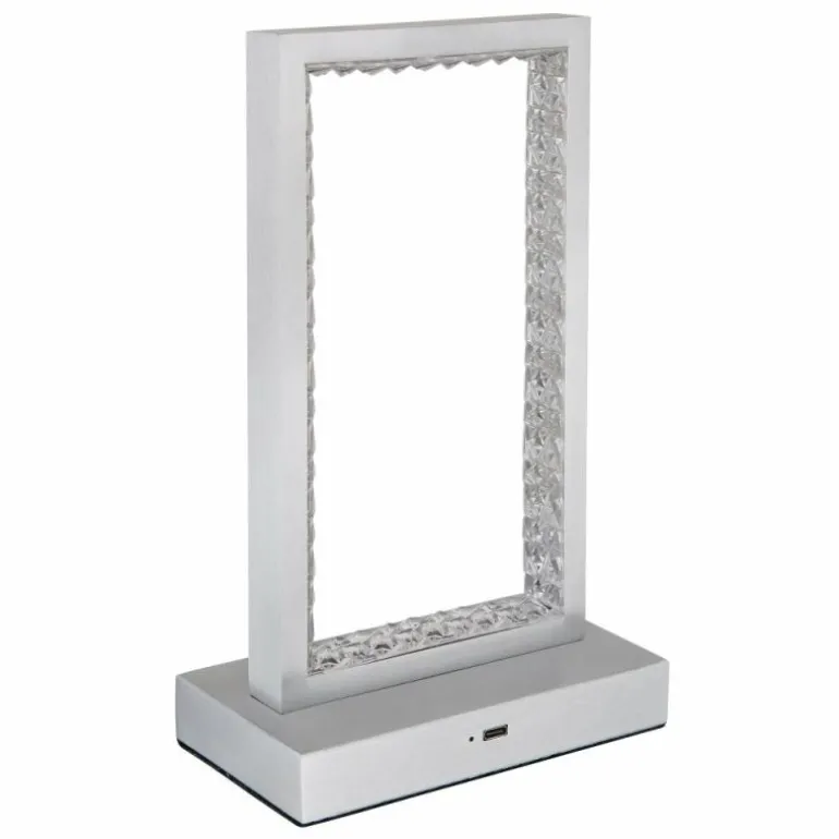 Samega Lampe à poser Luminaires Globo Lighting LED Gris, 1 lumière