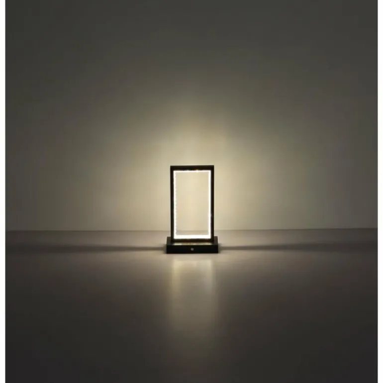 Samega Lampe à poser Luminaires Globo Lighting LED Gris, 1 lumière