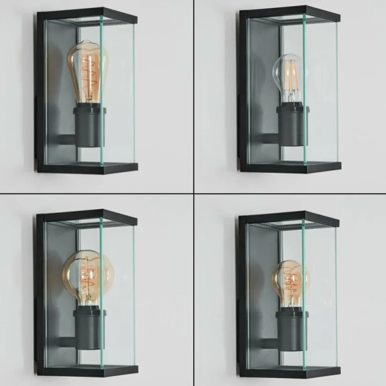 Sangbana Lampe murale d´extérieur Noir, 1 lumière