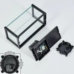 Sangbana Lampe murale d´extérieur Noir, 1 lumière