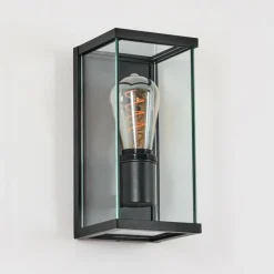 Sangbana Lampe murale d´extérieur Noir, 1 lumière