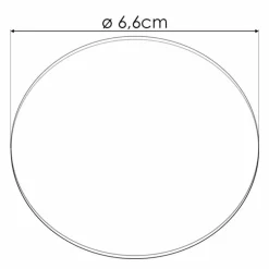 Sapri Verre de rechange Rouge