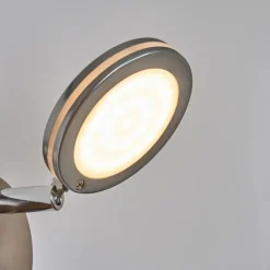 Sarnadinha Applique murale LED Nickel mat, 1 lumière