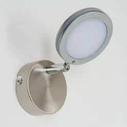 Sarnadinha Applique murale LED Nickel mat, 1 lumière