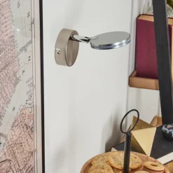Sarnadinha Applique murale LED Nickel mat, 1 lumière
