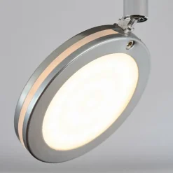 Sarnadinha Plafonnier LED Nickel mat, 2 lumières