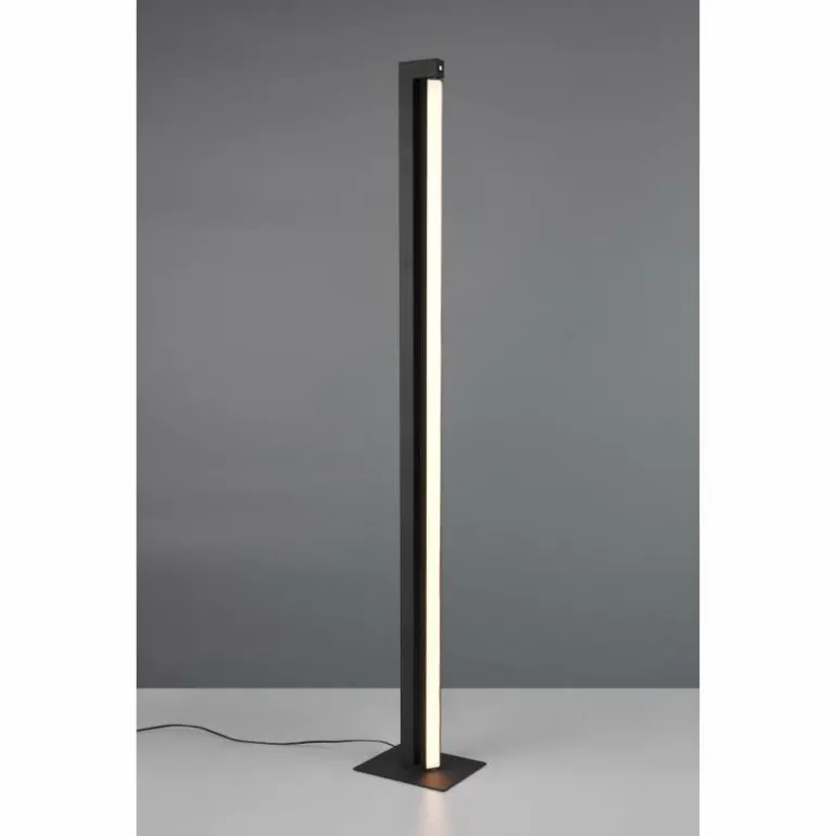 Seeker Lampadaire Luminaires Trio LED Noir, 1 lumière