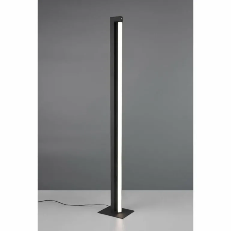 Seeker Lampadaire Luminaires Trio LED Noir, 1 lumière
