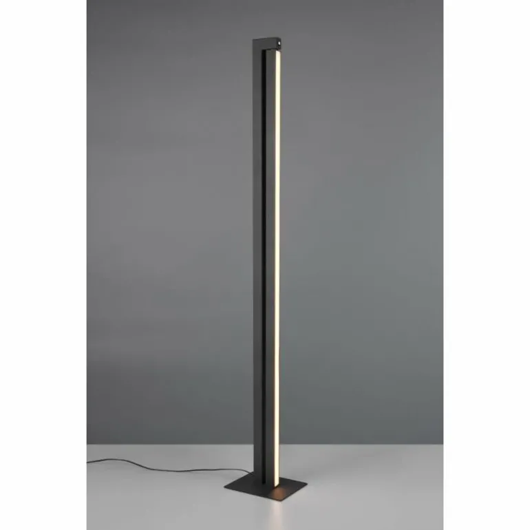 Seeker Lampadaire Luminaires Trio LED Noir, 1 lumière