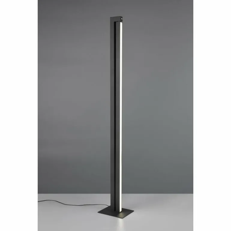Seeker Lampadaire Luminaires Trio LED Noir, 1 lumière