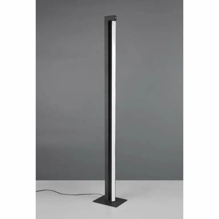 Seeker Lampadaire Luminaires Trio LED Noir, 1 lumière