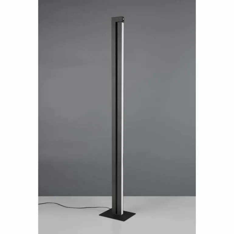 Seeker Lampadaire Luminaires Trio LED Noir, 1 lumière