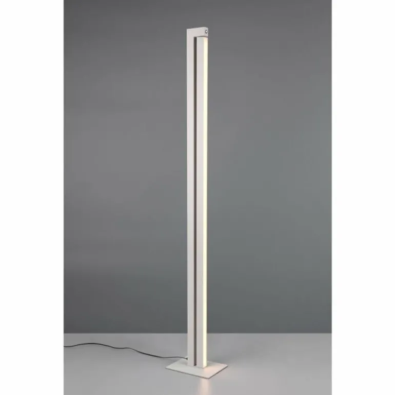 Seeker Lampadaire Luminaires Trio LED Gris, 1 lumière