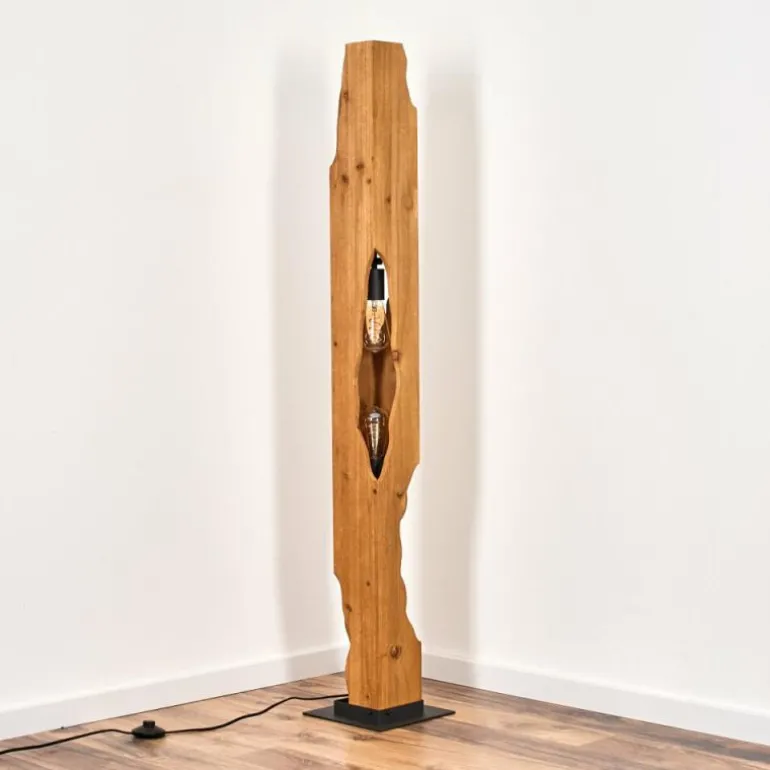 Sernadelo Lampadaire Noir, 4 lumières