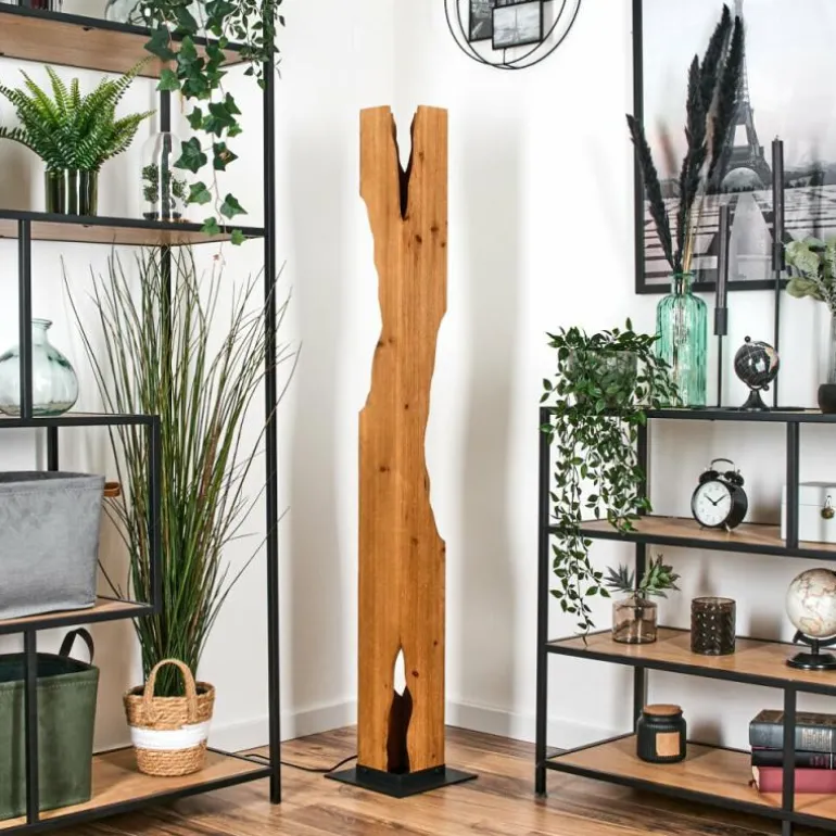 Sernadelo Lampadaire Noir, 4 lumières