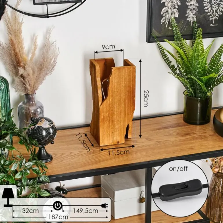 Sernadelo Lampe à poser Noir, 1 lumière