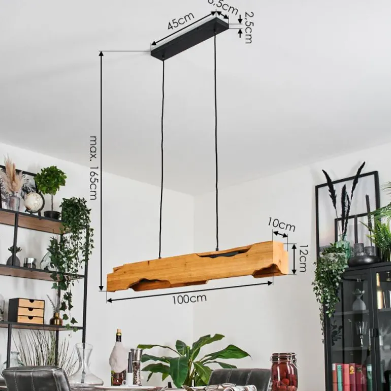 Sernadelo Suspension Noir, 4 lumières