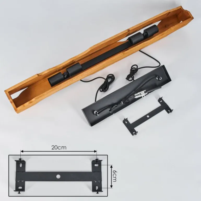 Sernadelo Suspension Noir, 4 lumières