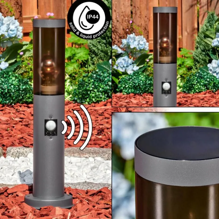 Sessa Borne lumineuse, Eclairage de chemin Anthracite, 1 lumière, Détecteur de mouvement