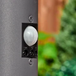 Sessa Borne lumineuse, Eclairage de chemin Anthracite, 1 lumière, Détecteur de mouvement