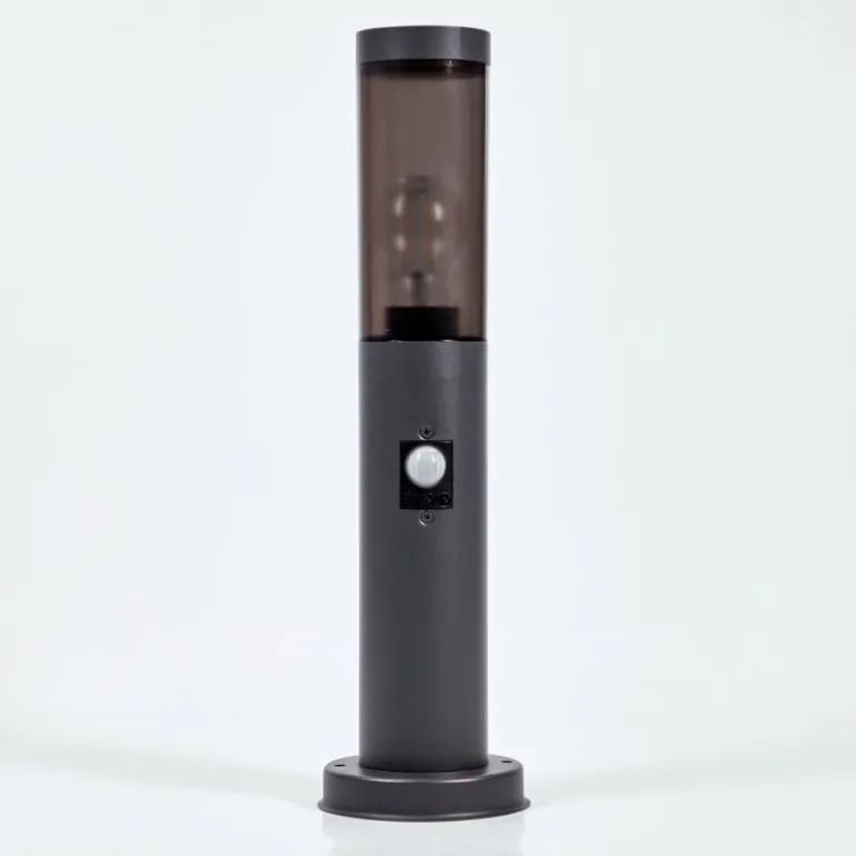 Sessa Borne lumineuse, Eclairage de chemin Anthracite, 1 lumière, Détecteur de mouvement