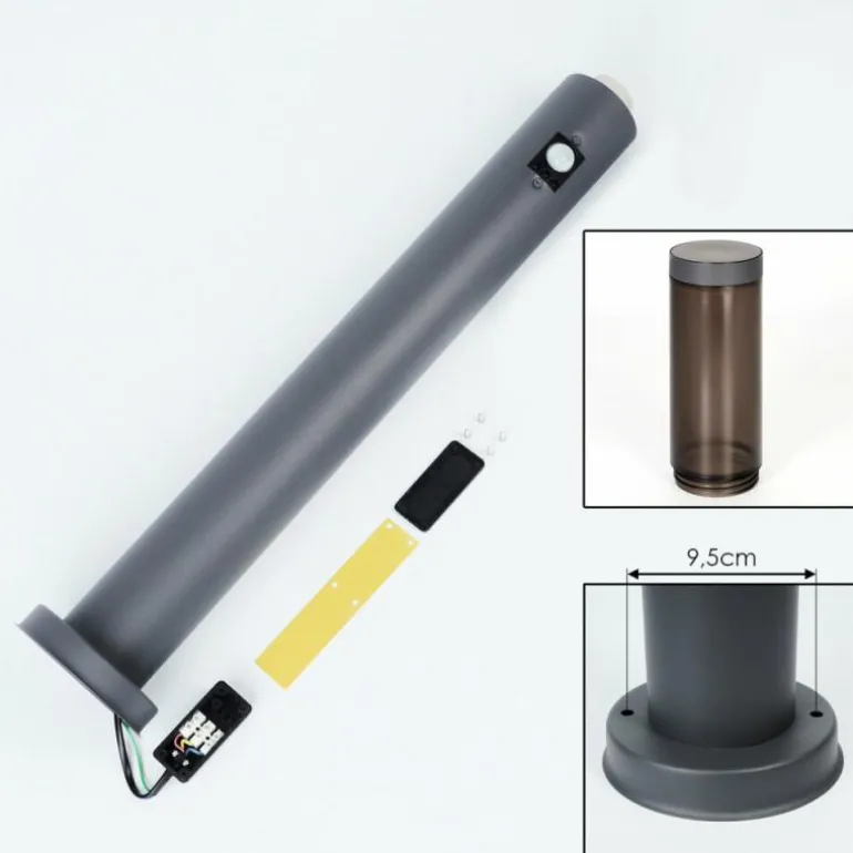 Sessa Eclairage de chemin Anthracite, 1 lumière, Détecteur de mouvement