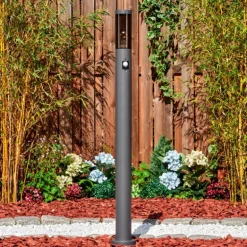 Sessa Eclairage de chemin Anthracite, 1 lumière, Détecteur de mouvement