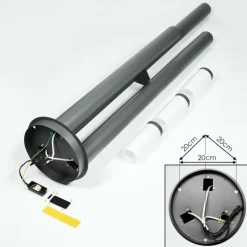 Sessa Eclairage de chemin Anthracite, 3 lumières