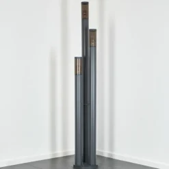 Sessa Eclairage de chemin Anthracite, 3 lumières