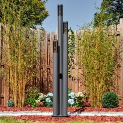 Sessa Eclairage de chemin Anthracite, 3 lumières