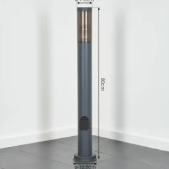 Sessa Lampe à prise électrique, Eclairage de chemin Anthracite, 1 lumière