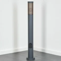 Sessa Lampe à prise électrique, Eclairage de chemin Anthracite, 1 lumière