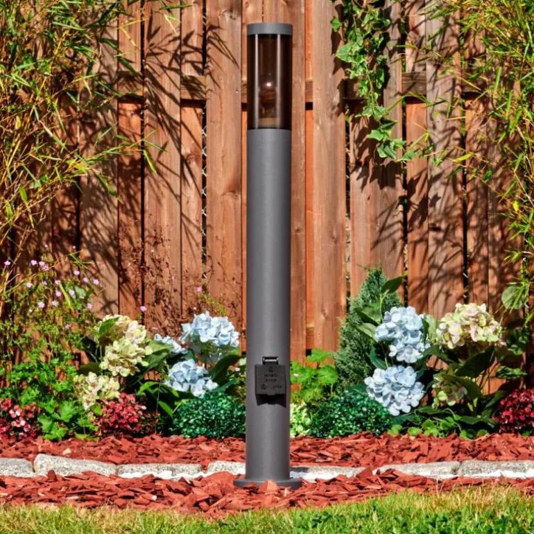 Sessa Lampe à prise électrique, Eclairage de chemin Anthracite, 1 lumière