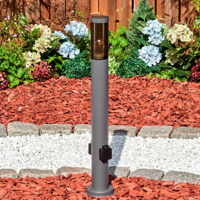 Sessa Lampe à prise électrique, Eclairage de chemin Anthracite, 1 lumière