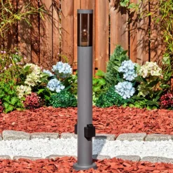 Sessa Lampe à prise électrique, Eclairage de chemin Anthracite, 1 lumière