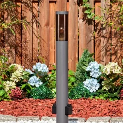 Sessa Lampe à prise électrique, Eclairage de chemin Anthracite, 1 lumière