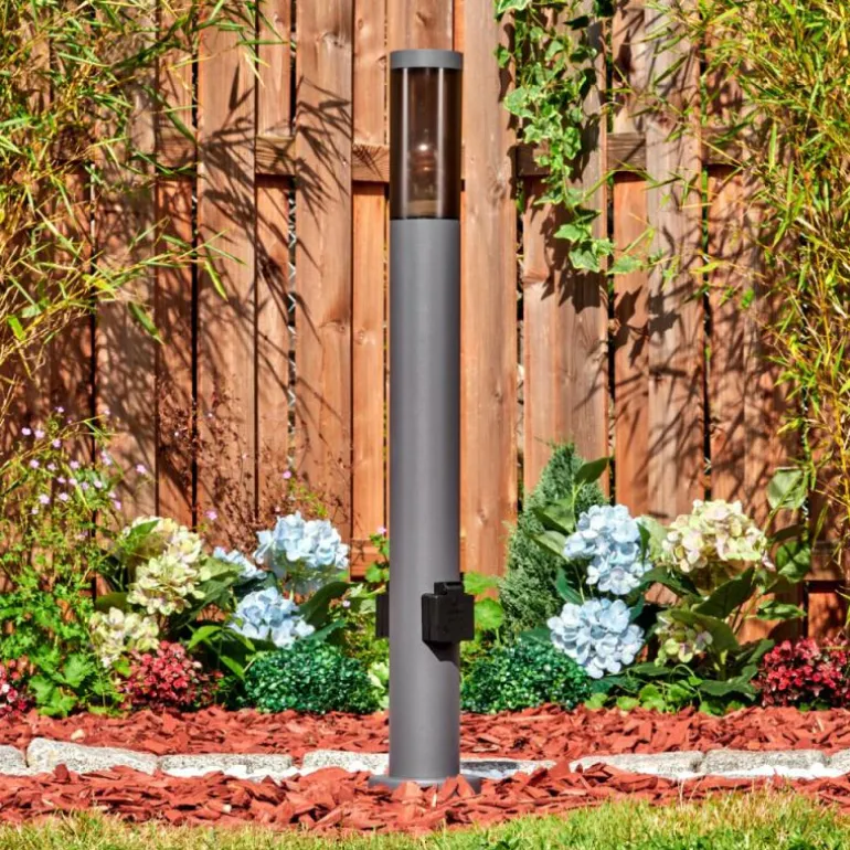 Sessa Lampe à prise électrique, Eclairage de chemin Anthracite, 1 lumière