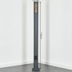 Sessa Lampe à prise électrique, Eclairage de chemin Anthracite, 1 lumière