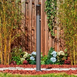 Sessa Lampe à prise électrique, Eclairage de chemin Anthracite, 1 lumière, Détecteur de mouvement