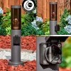 Sessa Prises électriques d'extérieur, Borne lumineuse, Eclairage de chemin Anthracite, 1 lumière