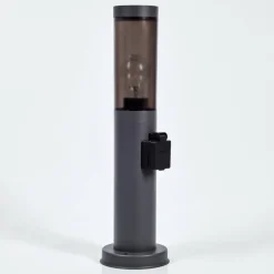 Sessa Prises électriques d'extérieur, Borne lumineuse, Eclairage de chemin Anthracite, 1 lumière