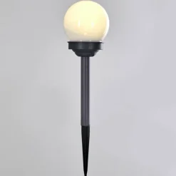 Set de 12 lampes de jardin Hakon LED Gris, 1 lumière