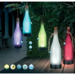 Set de 15 lampes solaires Globo SOLAR LED Multicolore, 1 lumière
