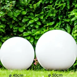 Set de boules lumineuses Miau Blanc, 2 lumières